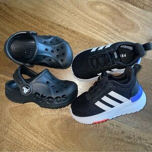 Adidas & Crocs Size 5 Shoes